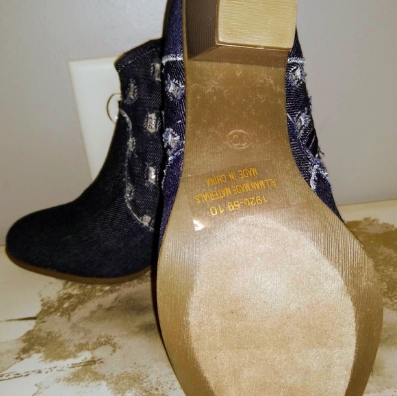 Denim Cowboy booties - Picture 4 of 5